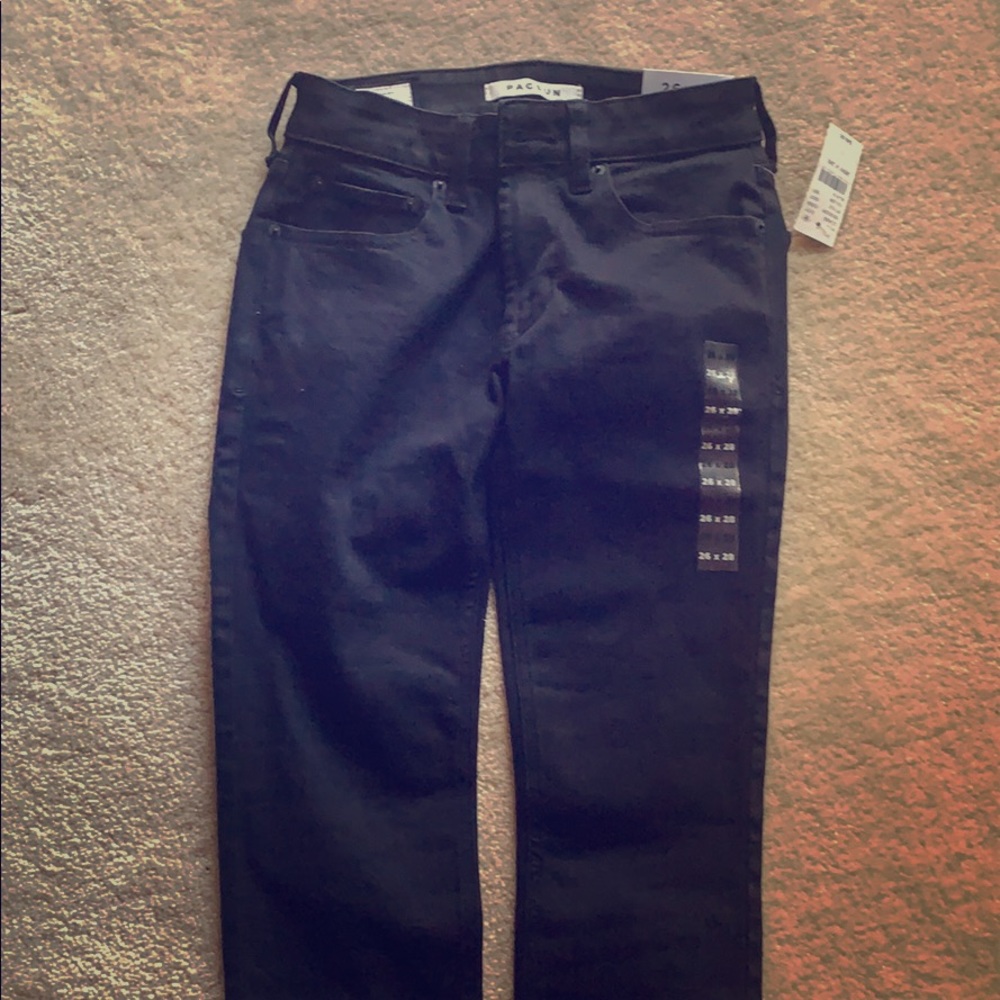 Brand new kids slim black jeans